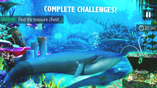 اسکرین شات 1 بازی Blue Whale Simulator - Game
