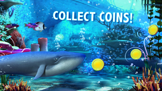 اسکرین شات 3 بازی Blue Whale Simulator - Game