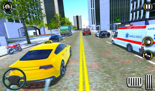 اسکرین شات بازی City Taxi Simulator 2020 - Taxi Cab Driving Games 8
