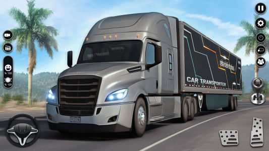 اسکرین شات بازی US Car Transport Truck Games 1