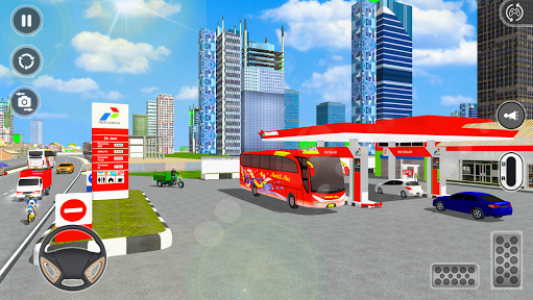 اسکرین شات بازی Public City Coach 3d Driving Bus Simulator 2020 5