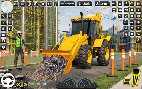 اسکرین شات 2 بازی US Construction Game Simulator