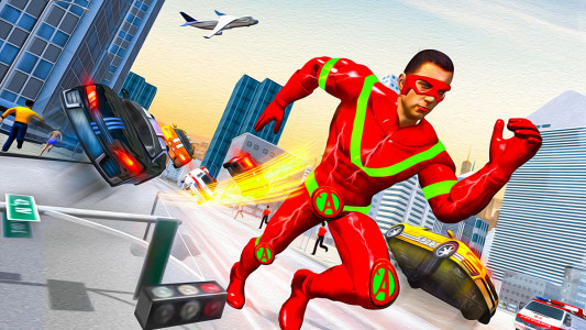 اسکرین شات بازی Flying Robot Games: Super Hero 6