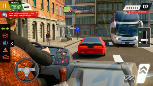اسکرین شات برنامه City Bus Simulator : Bus Games 1