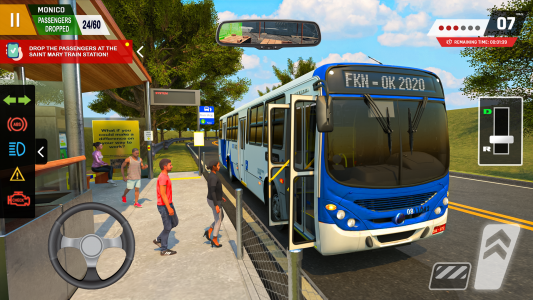 اسکرین شات برنامه City Bus Simulator : Bus Games 2