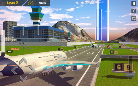 اسکرین شات برنامه Airplane Flight Pilot Game 4