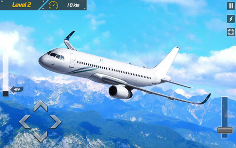 اسکرین شات برنامه Airplane Flight Pilot Game 6