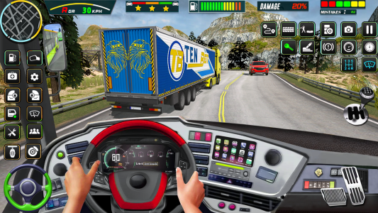 اسکرین شات بازی Truck Simulator: Truck Game GT 1