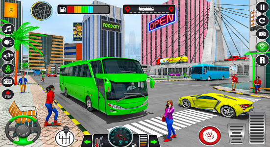 اسکرین شات 3 بازی City Bus Simulator 3D Bus Game