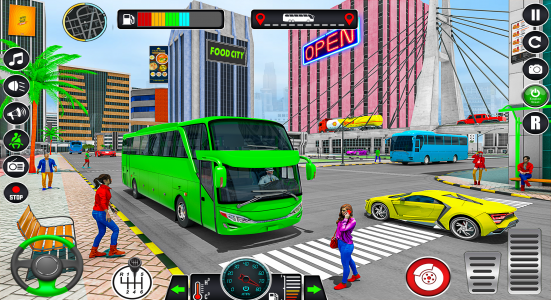 اسکرین شات بازی City Bus Simulator 3D Bus Game 3