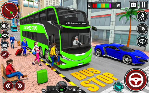 اسکرین شات 4 بازی City Bus Simulator 3D Bus Game
