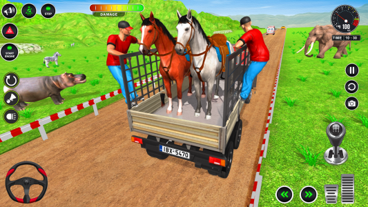اسکرین شات برنامه Animal Transport Truck Game 3D 4