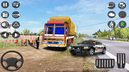 اسکرین شات 5 بازی Indian Cargo Truck Wala Game