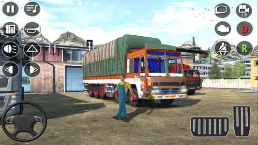 اسکرین شات بازی Indian Cargo Truck Wala Game 1