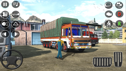 اسکرین شات 1 بازی Indian Cargo Truck Wala Game