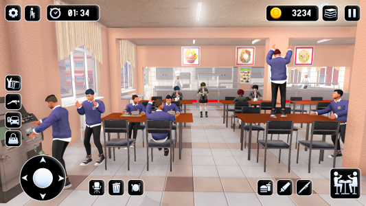 اسکرین شات 3 بازی High School Teacher Game 3D