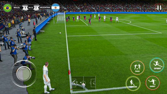 اسکرین شات 1 بازی Football Games 2024: Real Goal