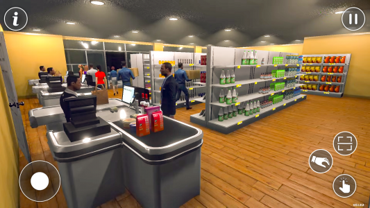اسکرین شات 4 بازی Supermarket Cashier Games 3D