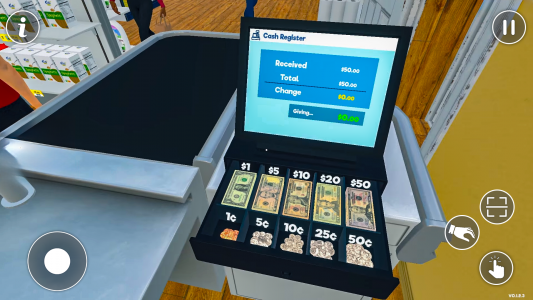 اسکرین شات بازی Supermarket Cashier Games 3D 5