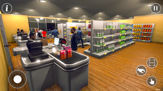 اسکرین شات بازی Supermarket Cashier Games 3D 4