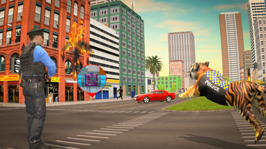 اسکرین شات 5 برنامه Police Tiger Game City Crime