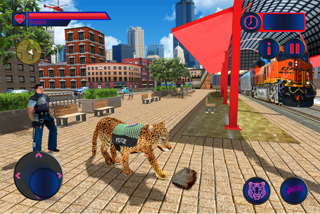 اسکرین شات برنامه Police Tiger Game City Crime 4