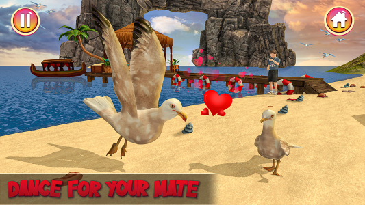 اسکرین شات 3 بازی Seagull Family: Offline Games