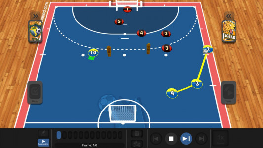 اسکرین شات برنامه TacticalPad Futsal & Handball 1
