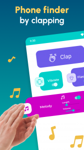 اسکرین شات برنامه Clap to Find My Phone: Whistle 1