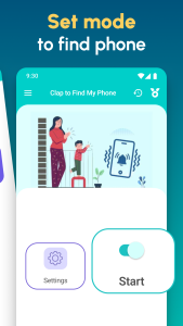 اسکرین شات 2 برنامه Clap to Find My Phone: Whistle