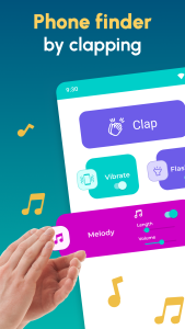 اسکرین شات 1 برنامه Clap to Find My Phone: Whistle