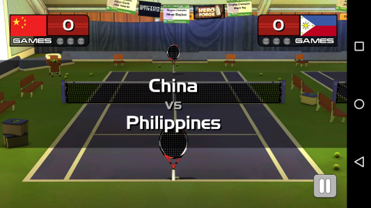 اسکرین شات بازی تنیس بازی 3D 2