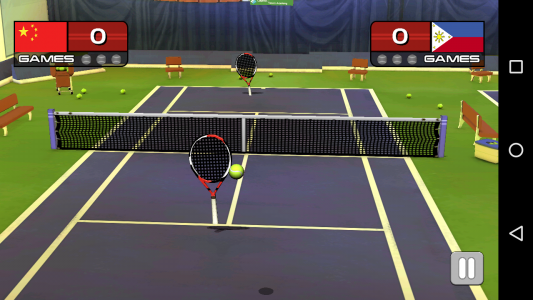 اسکرین شات بازی تنیس بازی 3D 3