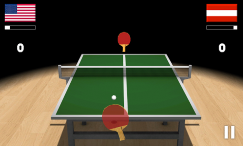 اسکرین شات بازی Virtual Table Tennis 3D 1