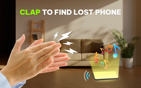 اسکرین شات 2 برنامه Clap To Find Phone By Flash
