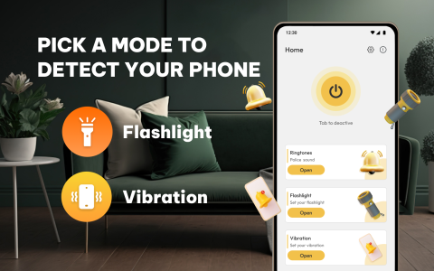 اسکرین شات 4 برنامه Clap To Find Phone By Flash