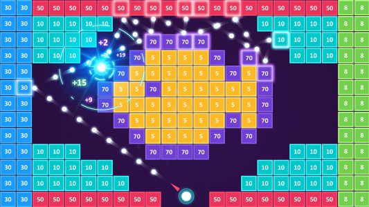 اسکرین شات 2 بازی Bricks Breaker - Endless Balls