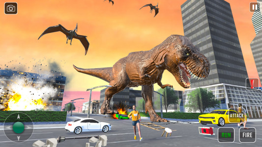 اسکرین شات بازی Dinosaur Smash Rescue Batle 3D 2