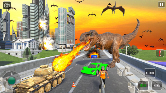 اسکرین شات بازی Dinosaur Smash Rescue Batle 3D 3