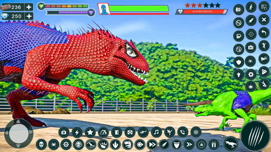 اسکرین شات بازی Dinosaur Smash Rescue Batle 3D 1