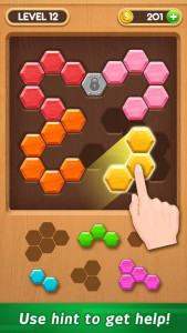 اسکرین شات بازی Wood Block Puzzle - Hexa 3
