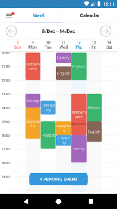 اسکرین شات برنامه Student Calendar - Remember tasks ToDo & Timetable 1