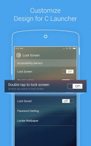 اسکرین شات برنامه Fast Locker: Double Tap Lock Screen for U Launcher 6