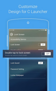 اسکرین شات برنامه Fast Locker: Double Tap Lock Screen for U Launcher 3