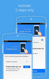 اسکرین شات برنامه Fast Locker: Double Tap Lock Screen for U Launcher 5