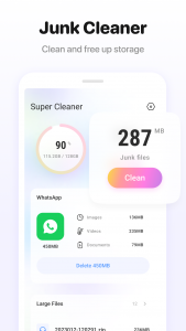 اسکرین شات برنامه Super Cleaner 1