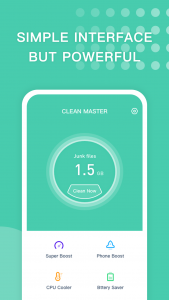 اسکرین شات برنامه Clean Master - Junk Cleaner & Phone Booster 1