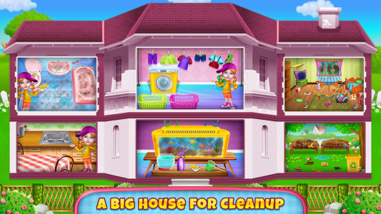 اسکرین شات 2 برنامه My Messy Home Cleanup