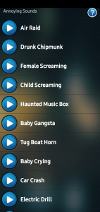 اسکرین شات برنامه Annoying Sounds 4