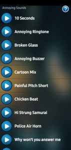 اسکرین شات 5 برنامه Annoying Sounds